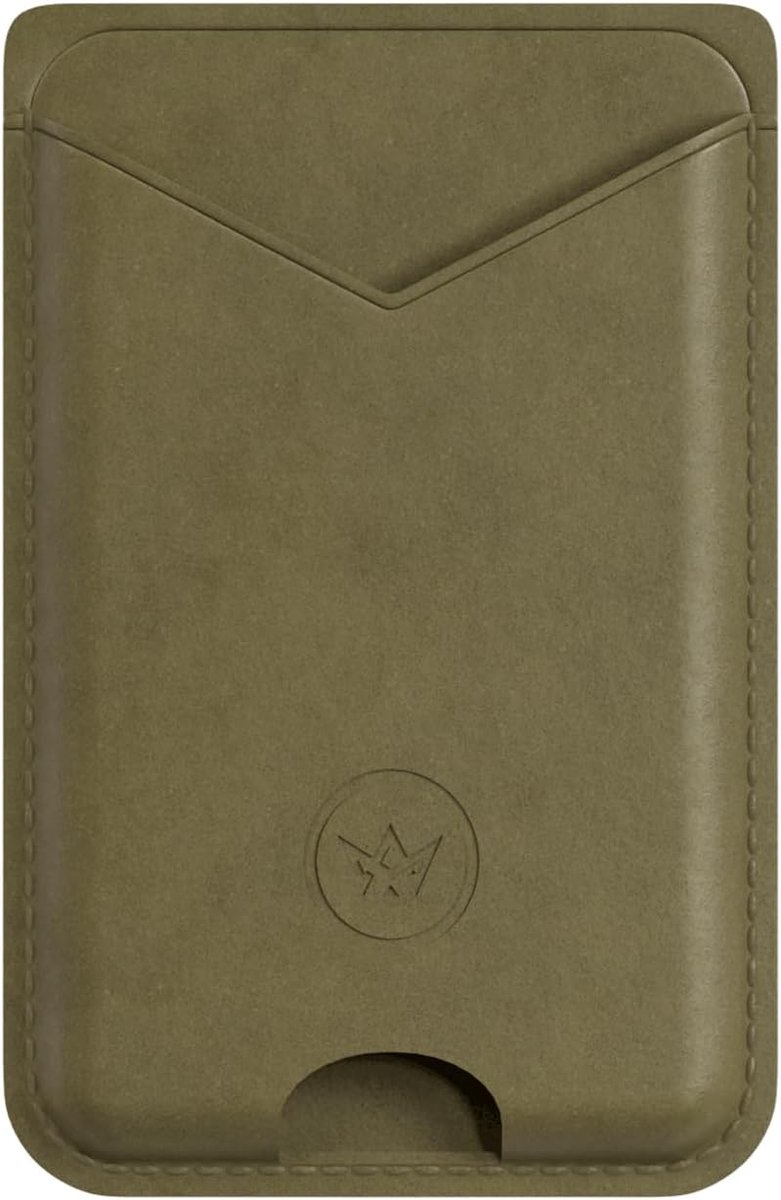 SnelShoppen - Telefoon Pasjeshouder Magsafe - Echt Leer - Compacte Kaarthouder voor 3 Pasjes - Luxe Cadeaubox voor Mannen & Vrouwen - Ideaal voor Dage
