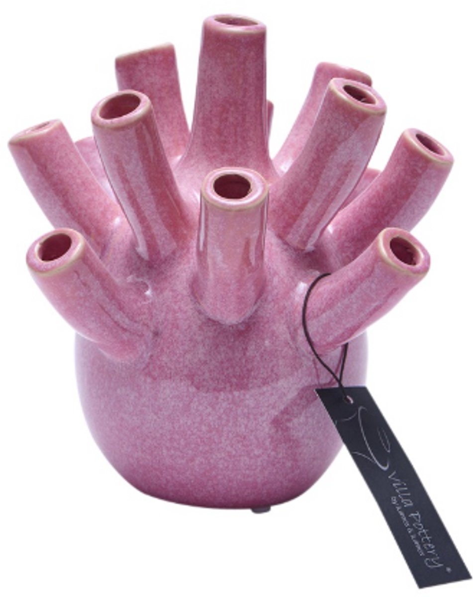 Vaas - Villa Pottery - Woondecoratie - Keramiek - Decoratie - Voorjaarscollectie - Waterdicht - Pinokkio 1_1 Pink