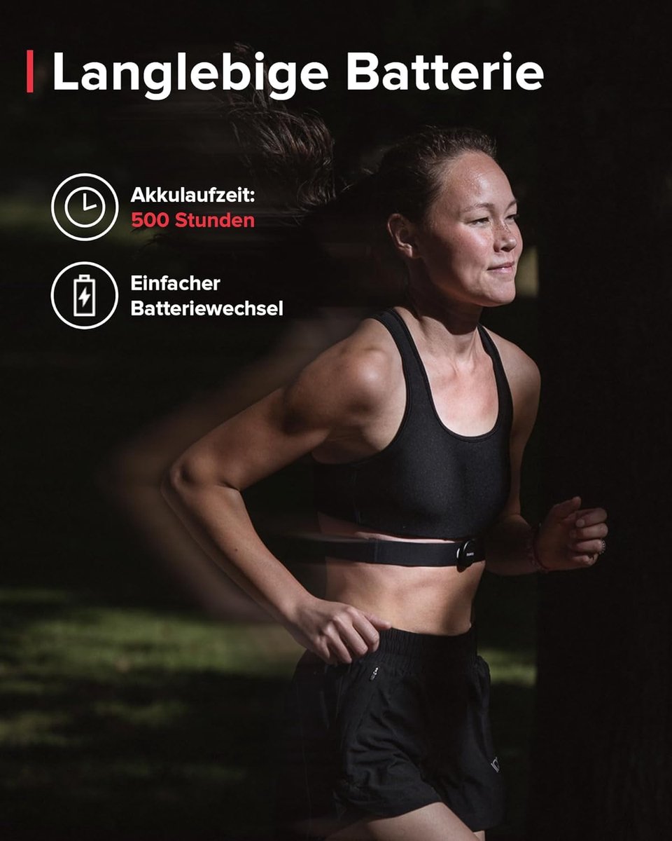 Thijox - Smart Hartslagband met Lange Batterijduur, Betrouwbare Hartslagmeting, Comfortabel Draagbaar, Ideaal voor Sporten zoals Hardlopen, Fietsen, F