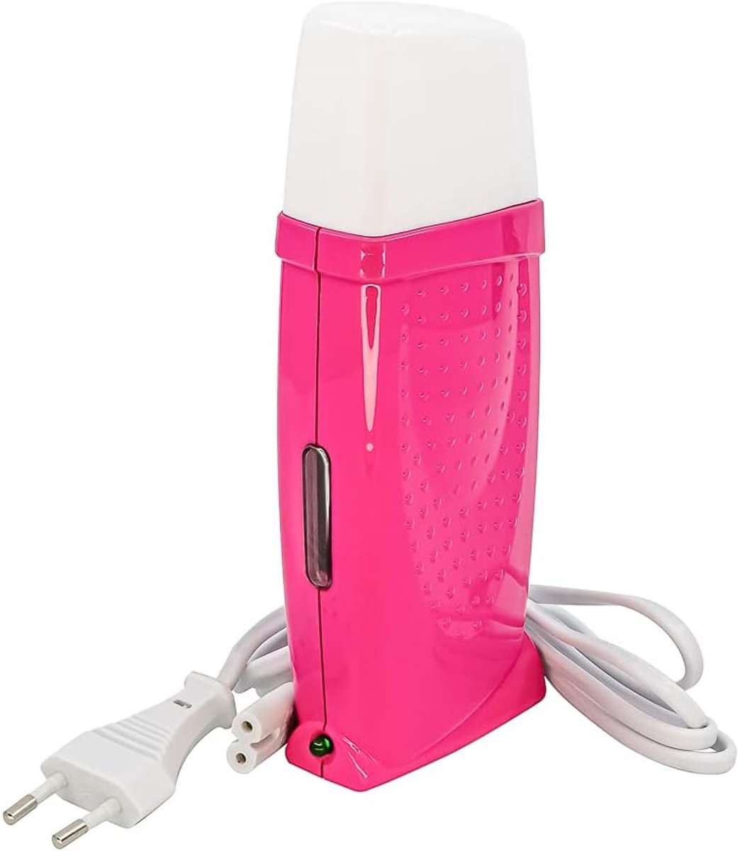 SnelShoppen - Professionele Epilator Wax Warmer 35 Watt voor Roll-on Wax 100ml met Epilator Strips - Royal Fuchsia - Ideaal voor Thuisgebruik en Schoo