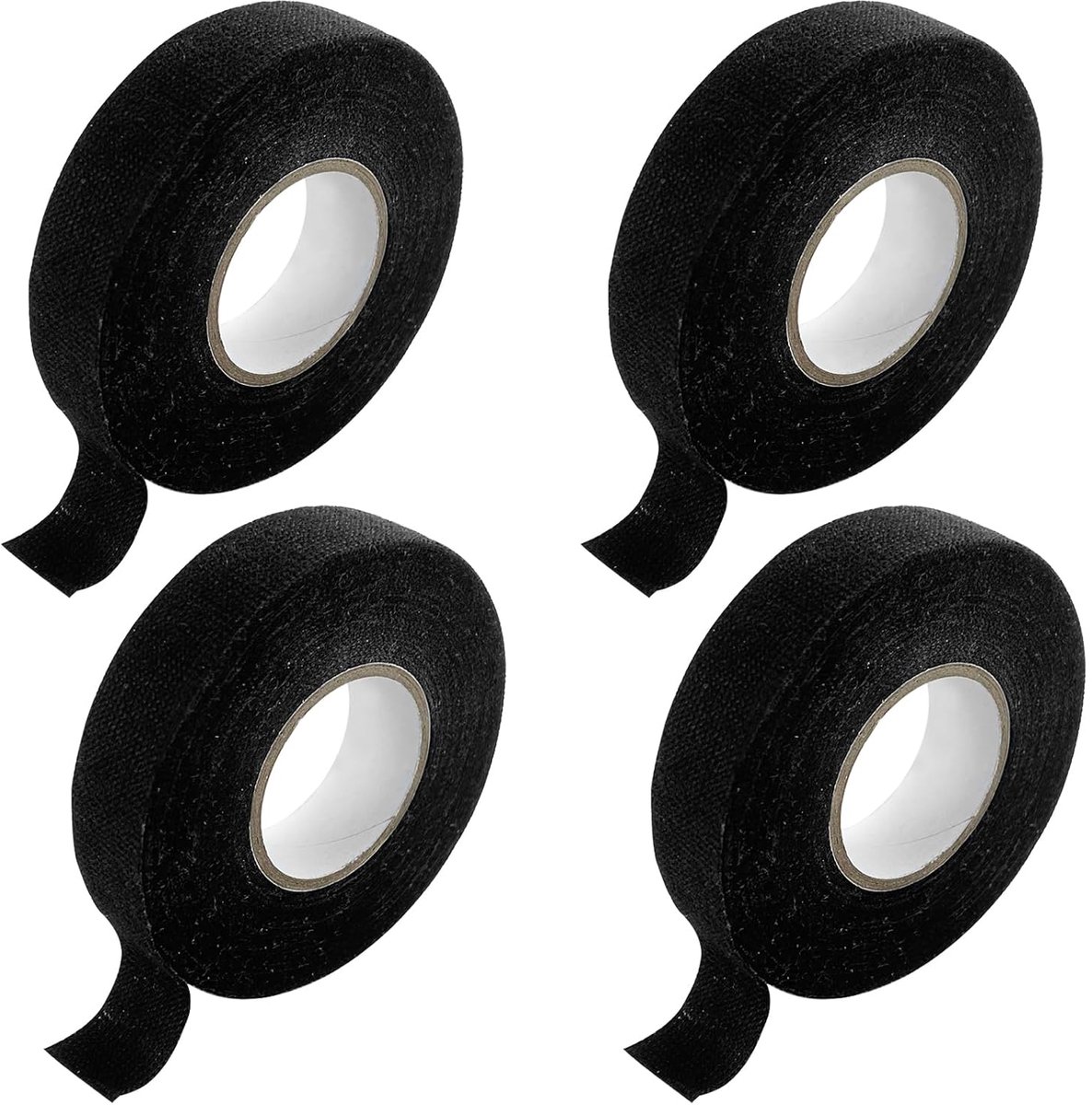 SnelShoppen - Diompirux 4 Ties Fabric Tape - 19mm x 25m - PET Nonwoven Isolatie Tape voor Huishoudelijk Gebruik, Klussen, Creatief, Tuin en Meer