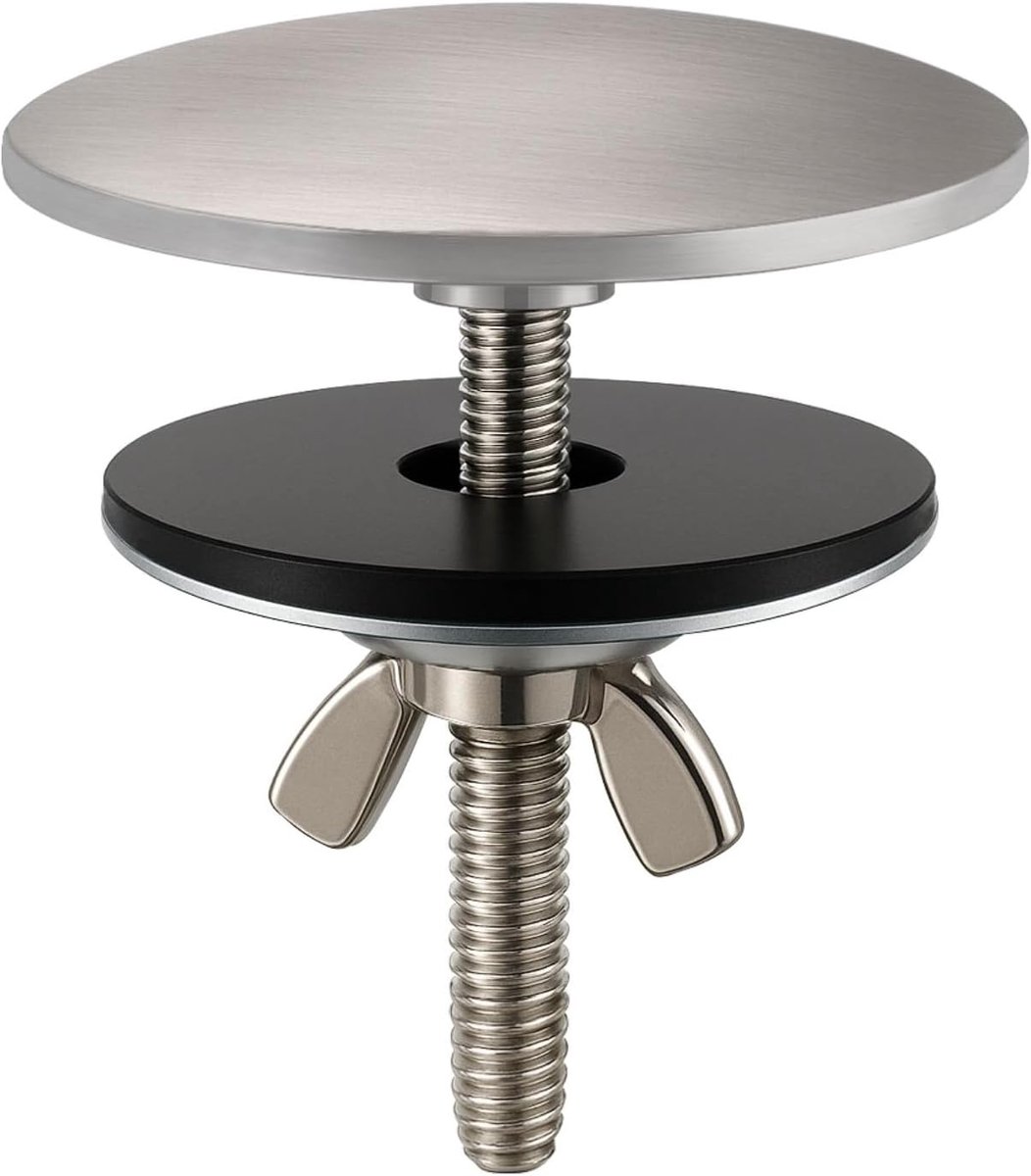SnelShoppen - Faucet Hole Cover 5cm RVS Tapgat Afdekking - Duurzaam Messing Keukenafdekplaat - Universele Maat voor Keuken en Badkamer