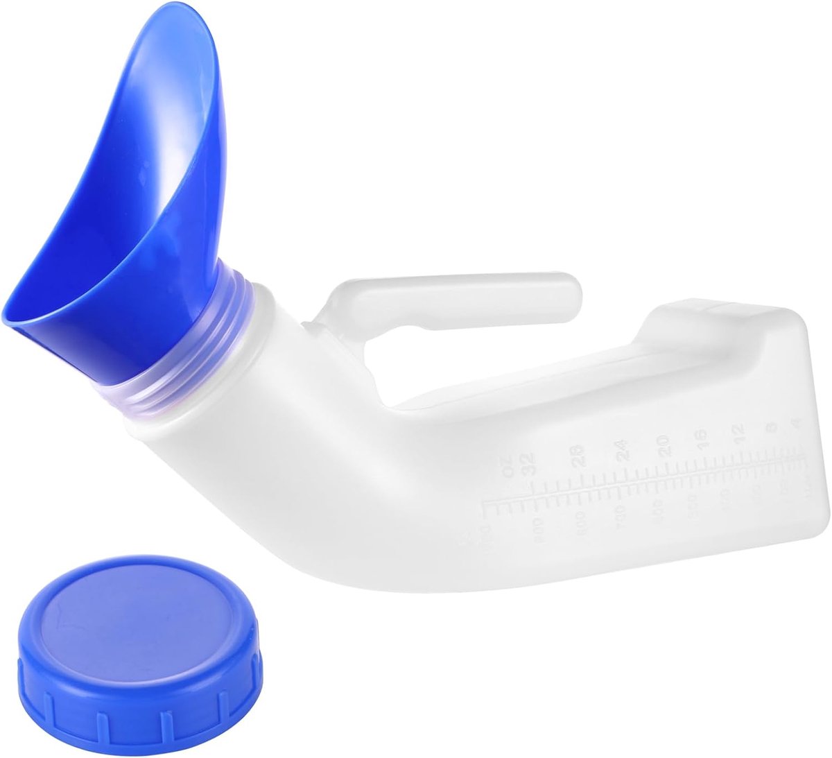 SnelShoppen - Unisex Urinals Urinal Bottles voor Mannen en Vrouwen - Draagbare Urinalen met Deksel en Accessoire Trechter - Leaks Bestendig voor Auto,