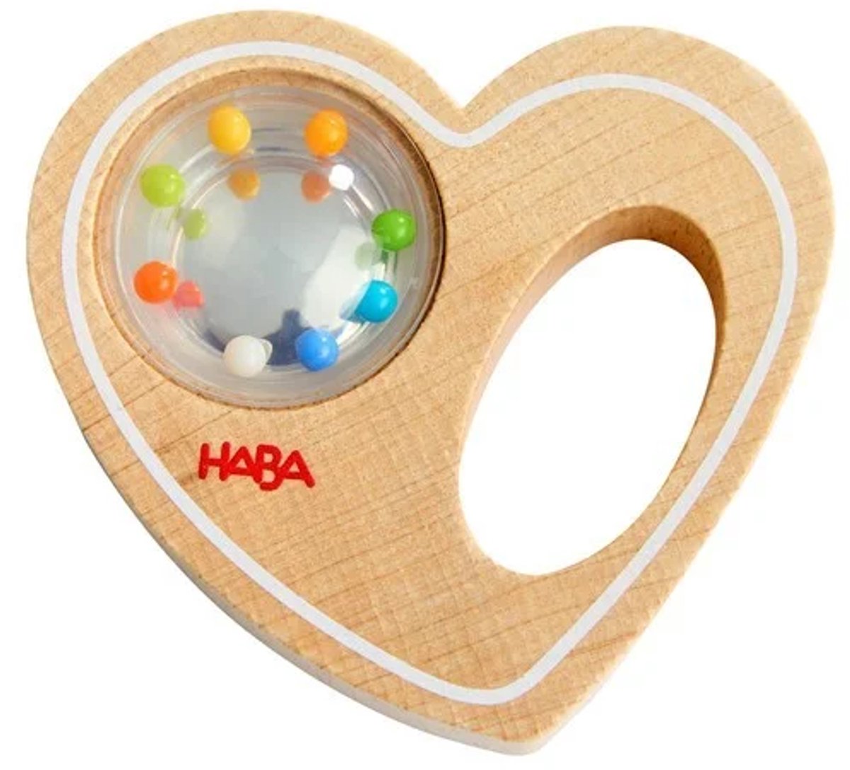 Haba baby rammelaar Hartje [0 jaar +]
