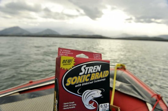 Sonic Braid Low Vis Green - Gevlochten Lijn - met Dyneema - Vislijn - Visdraad - 0,14mm 13,20kg 110m van sonic — afbeelding 3