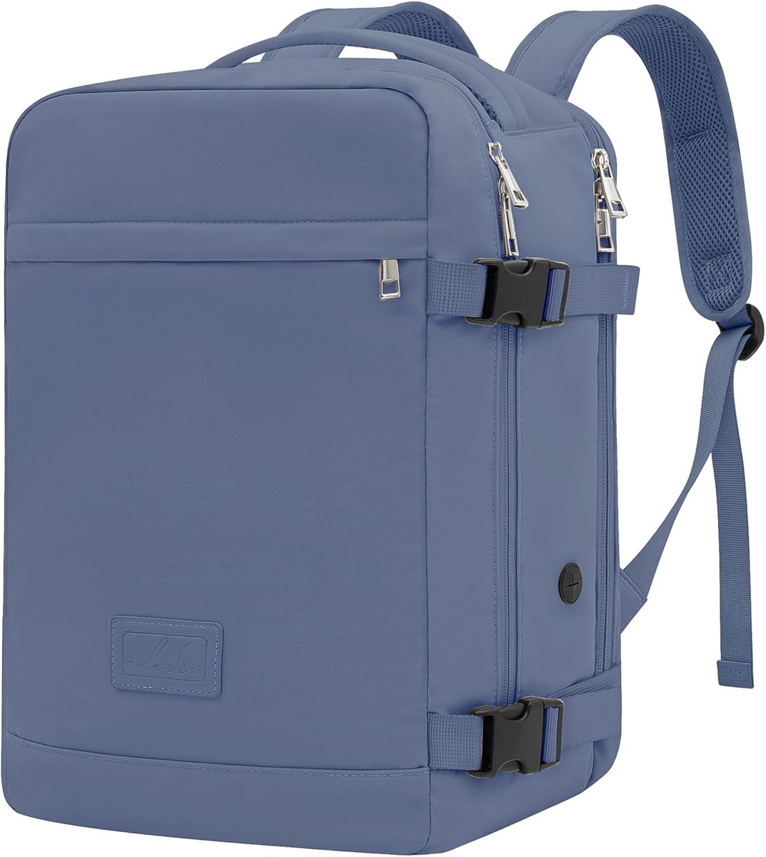 SnelShoppen - Backpack 40x30x20 cm Hand Luggage Ryanair Goedkeuring Reisrugzak Airplane Kleine Cabin Bag Blauw Voor Vrouwen en Mannen