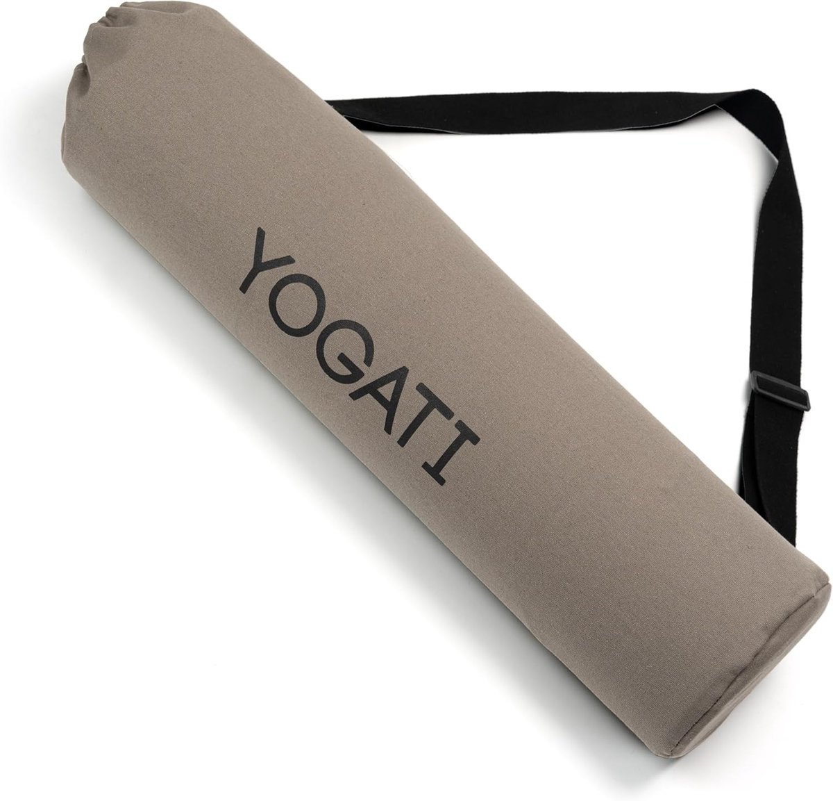 SnelShoppen - Grote Grijze Yoga Tas - Ruime Sporttas voor Yoga Mat, Handdoek, Waterfles - Duurzaam, Comfortabele Draagriem, Perfect voor Studio en Bui