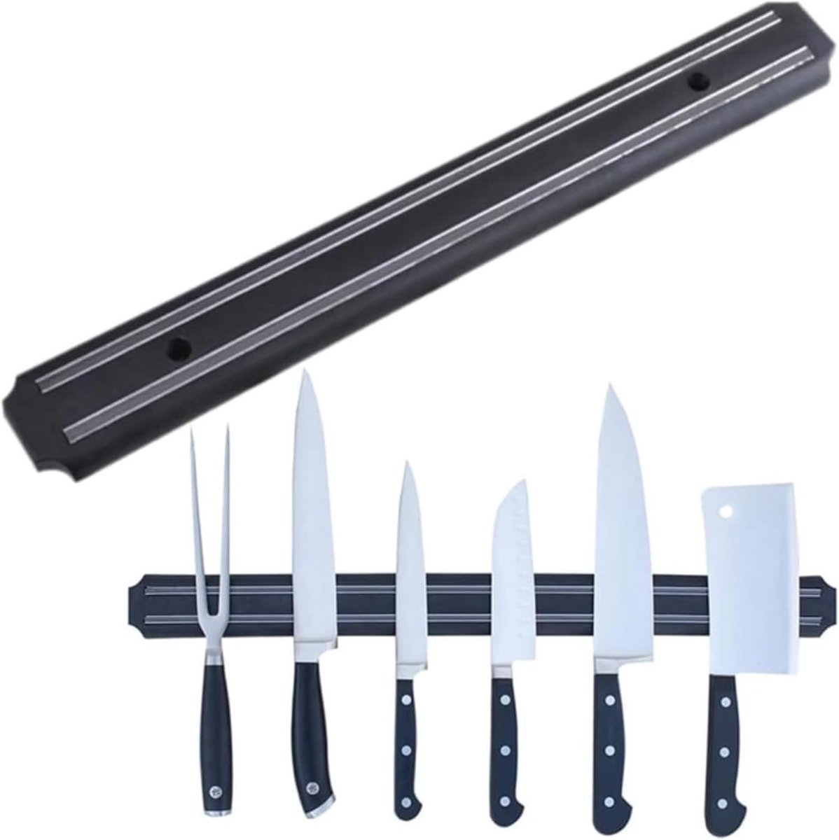 Thijox - Magnetische Messenhouder 33 cm - Ruimtebesparende Wandbevestiging voor Keuken en Garage - Ideaal voor Messen en Keukengerei - Stijlvol en Pra