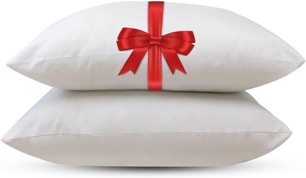 SnelShoppen - Viking Kussen Set van 2 - Ultieme Comfort Kussens - Hotelkwaliteit Kussens - Vermindert Nek- en Rugpijn - Geschikt voor Rug-, Zij- en Bu