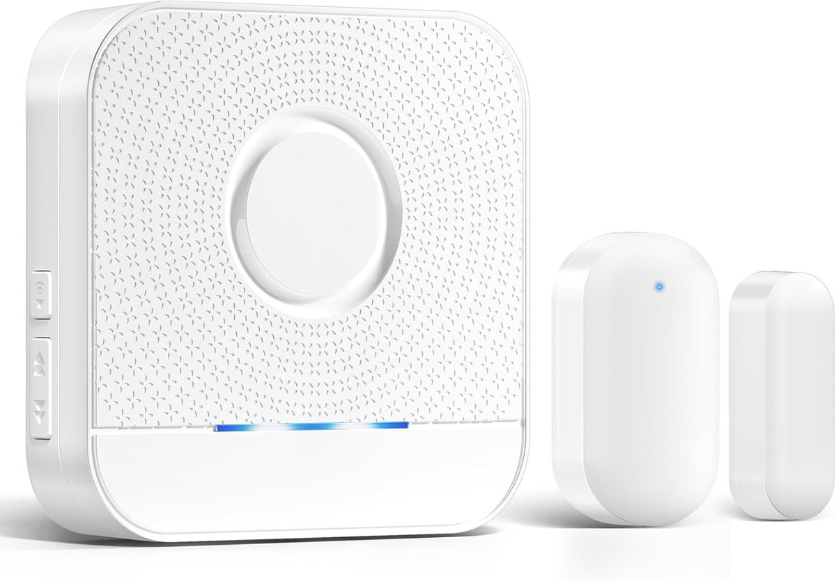Deur Raam Sensor - Alarmsysteem Contact - Inbraak Beveiliging - Uitbreidbaar Systeem - 182 Meter Bereik - Wit