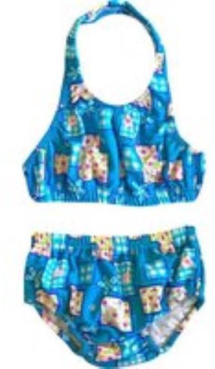 Zoggs - Bikini met Zwemluierbroekje - Swim Nappy Bikini - Blauw - Maat 12-24 maanden