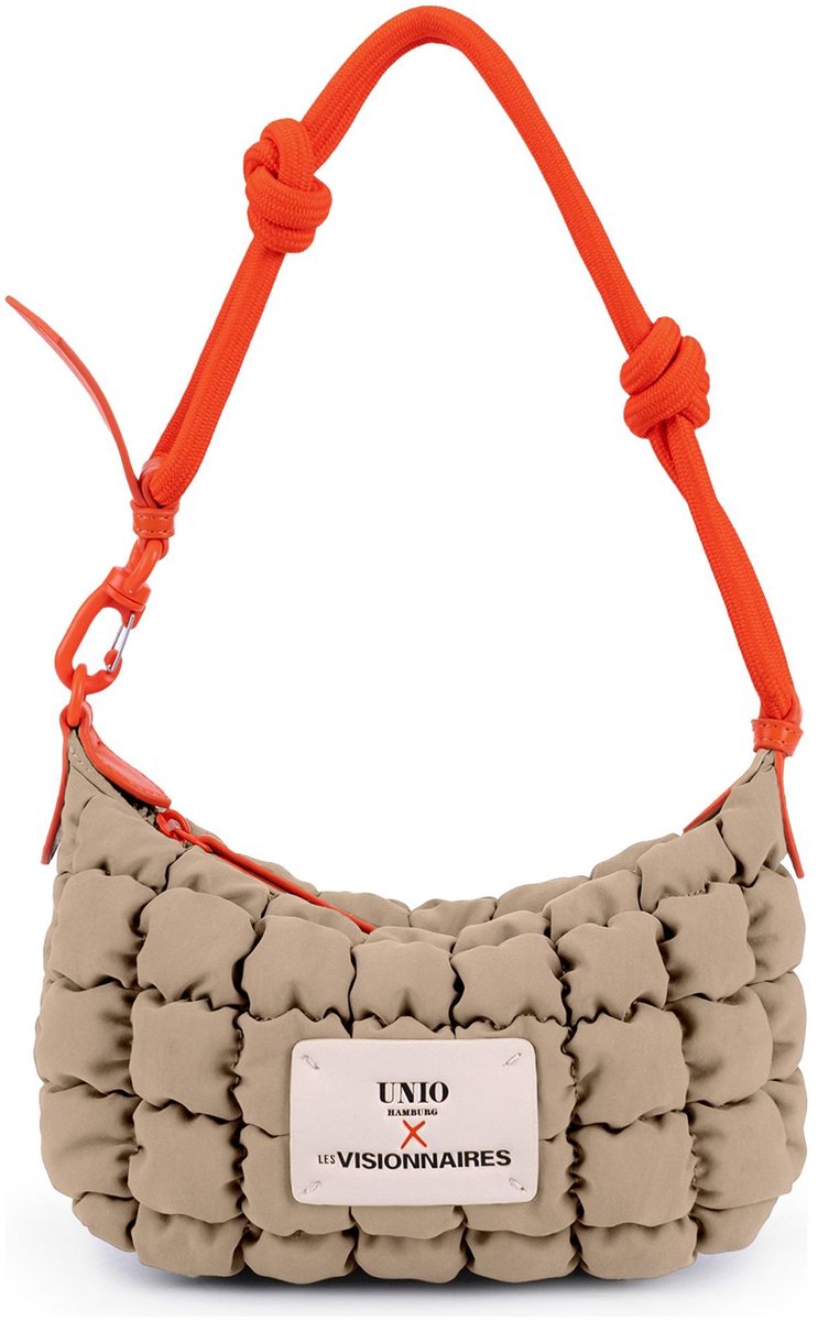 Unio Hamburg x Les Visionnaires schoudertas Bubble Unio Little Sophie Toast Taupe
