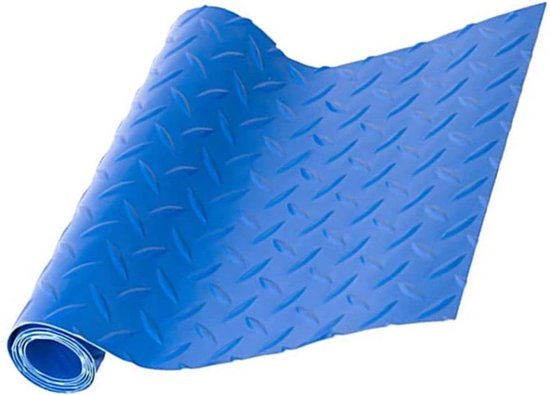 Zwembadmat - Ladderkussen Vloer - Zwembad Beschermen - Antislip PVC - 90x23cm - Grijs