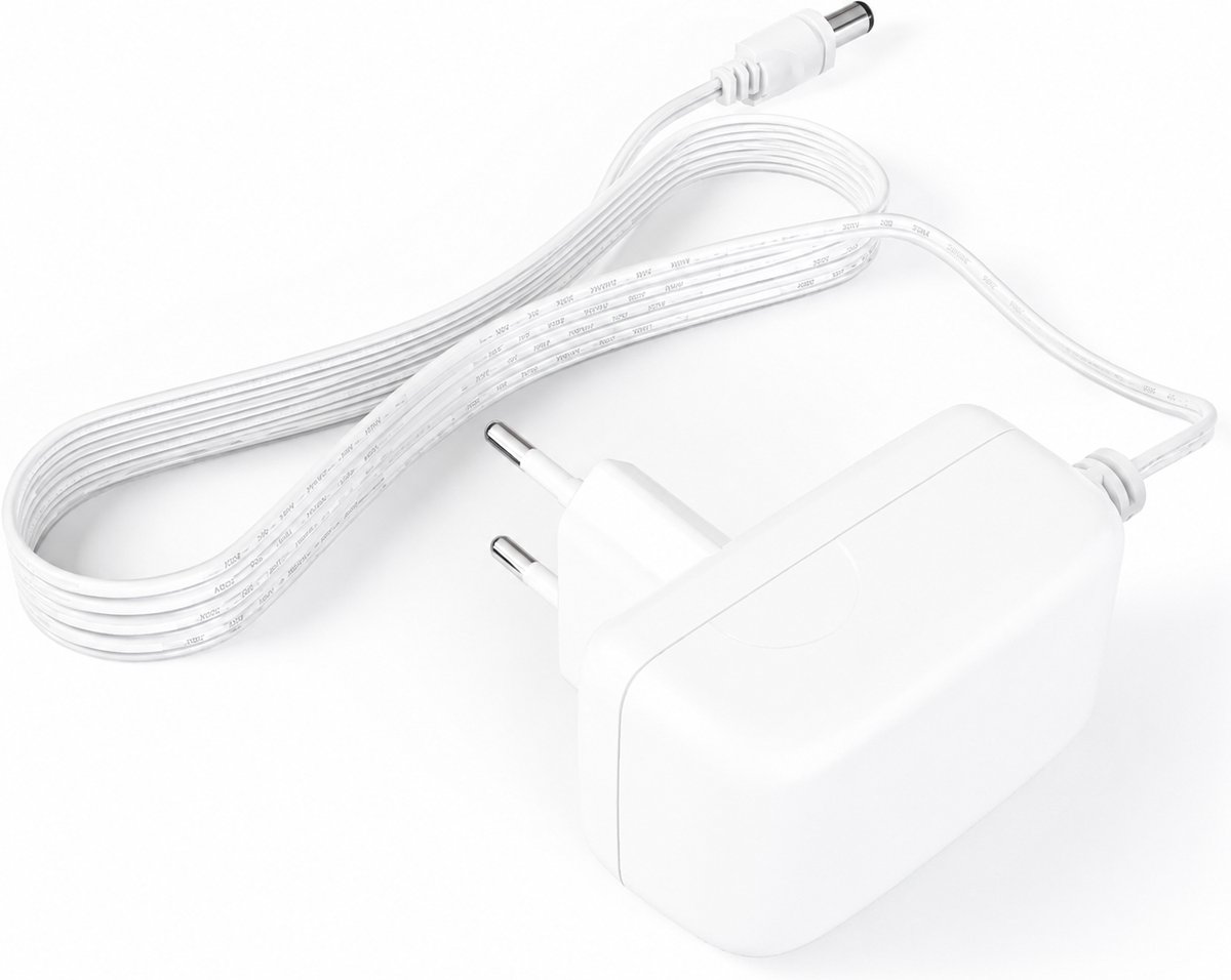 GO SOLID! Adapter (wit) geschikt voor Google Nest Hub Max, Google Nest Audio