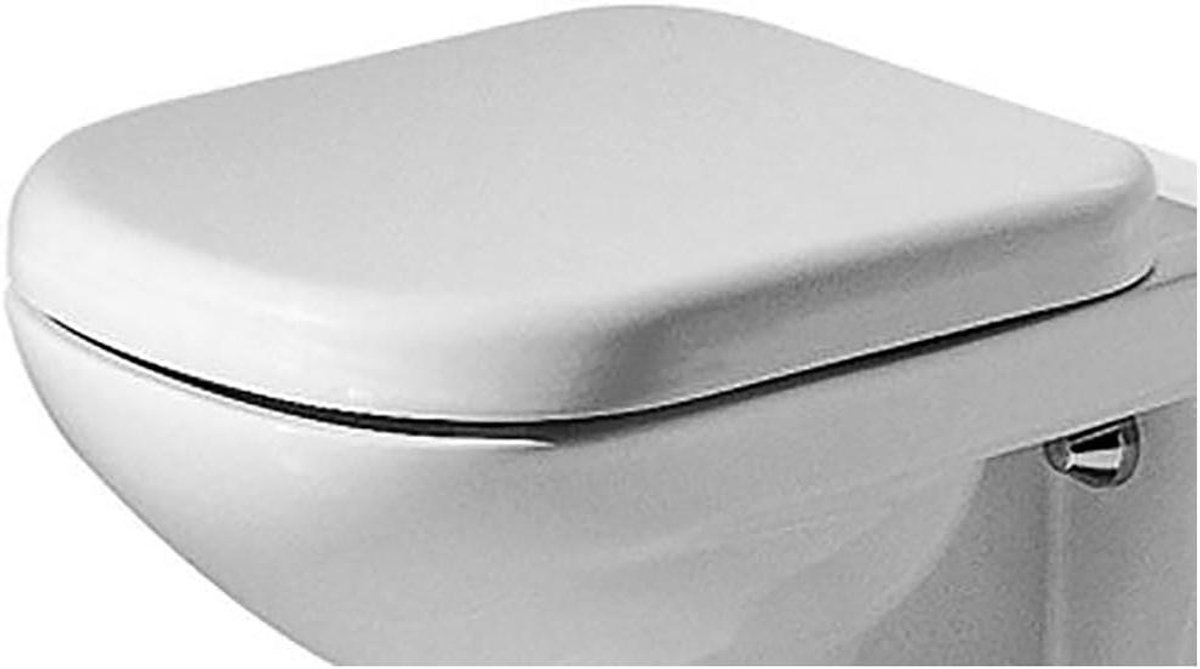 Toiletbril - WC-bril deksel - Badkamer vernieuwen - Softclose mechanisme - D-vorm - Wit