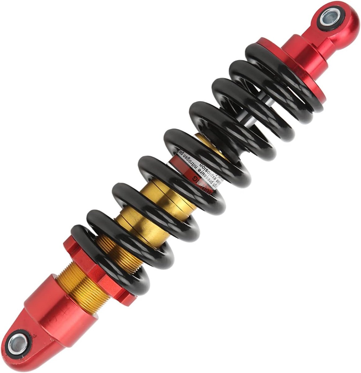 SnelShoppen - 295mm Motorfiets Schokdemper Achterwielophanging Demper voor Dirt Pit Bike ATV QUAD Go Karts - Hoogwaardige Vering en Duurzaam Materiaal