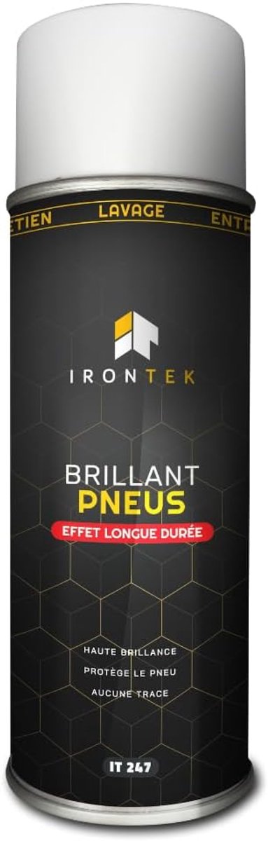 SnelShoppen - Glossy Bands 500ml Spray Can - Hoge Glans Showroom Effect - Glanzende Zwarte Banden - Langdurige Bescherming - Eenvoudig Aanbrengen