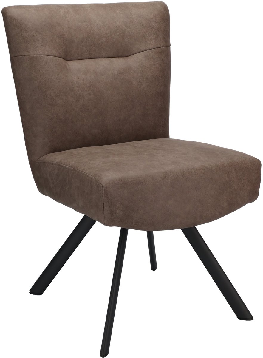 Icon Living - Stoel Josy Stof Magnum Taupe Leg Black