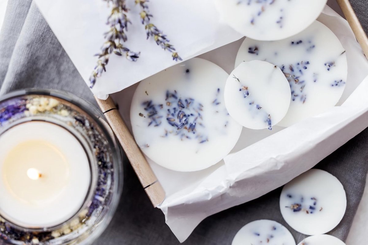 SnelShoppen - Soy Wax Melts - Paarse Geurkaarsen voor Thuis - Aromatische Wax Melts voor Ontspanning, Feest, en Dagelijks Gebruik - Perfect voor Aroma
