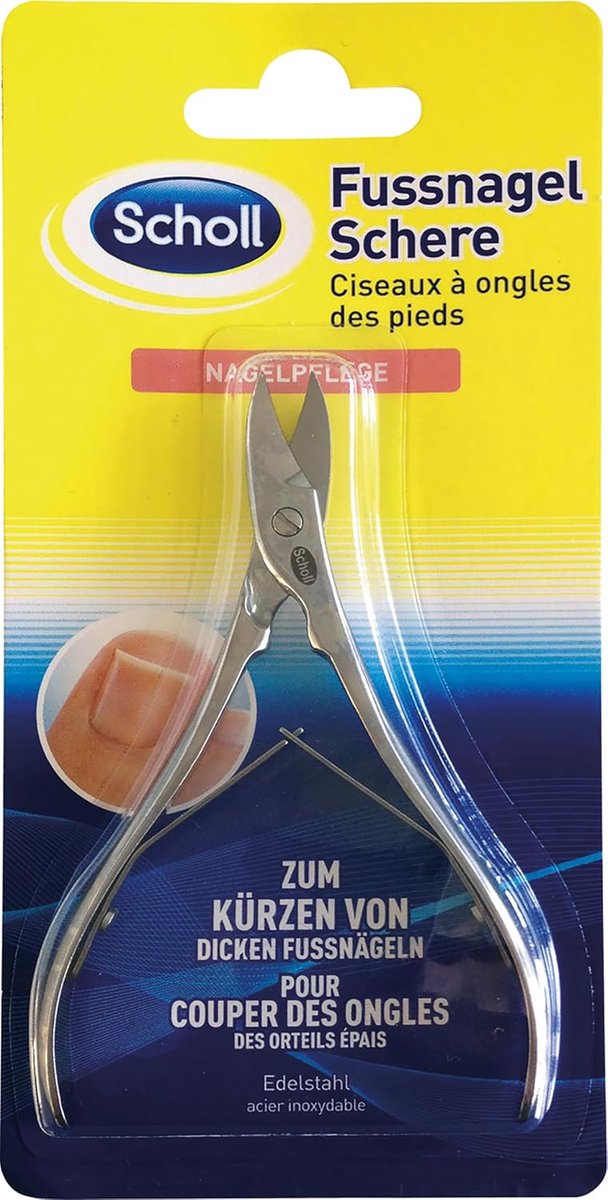 SnelShoppen - Professionele Scholl Voetnagels Schaar - Precisie Nagels Knipper - Roestvrij Staal - Voor Perfect Geknipte Teennagels - Ideaal voor Thui