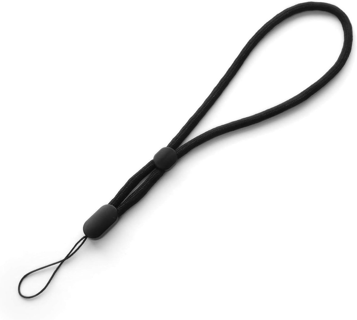 Thijox - Verstelbare Robuuste Korte Polsband/Wrist Strap, Zwart, Geschikt voor Diverse Activiteiten, Beschikbaar in Meerdere Kleuren en Patronen, Idea