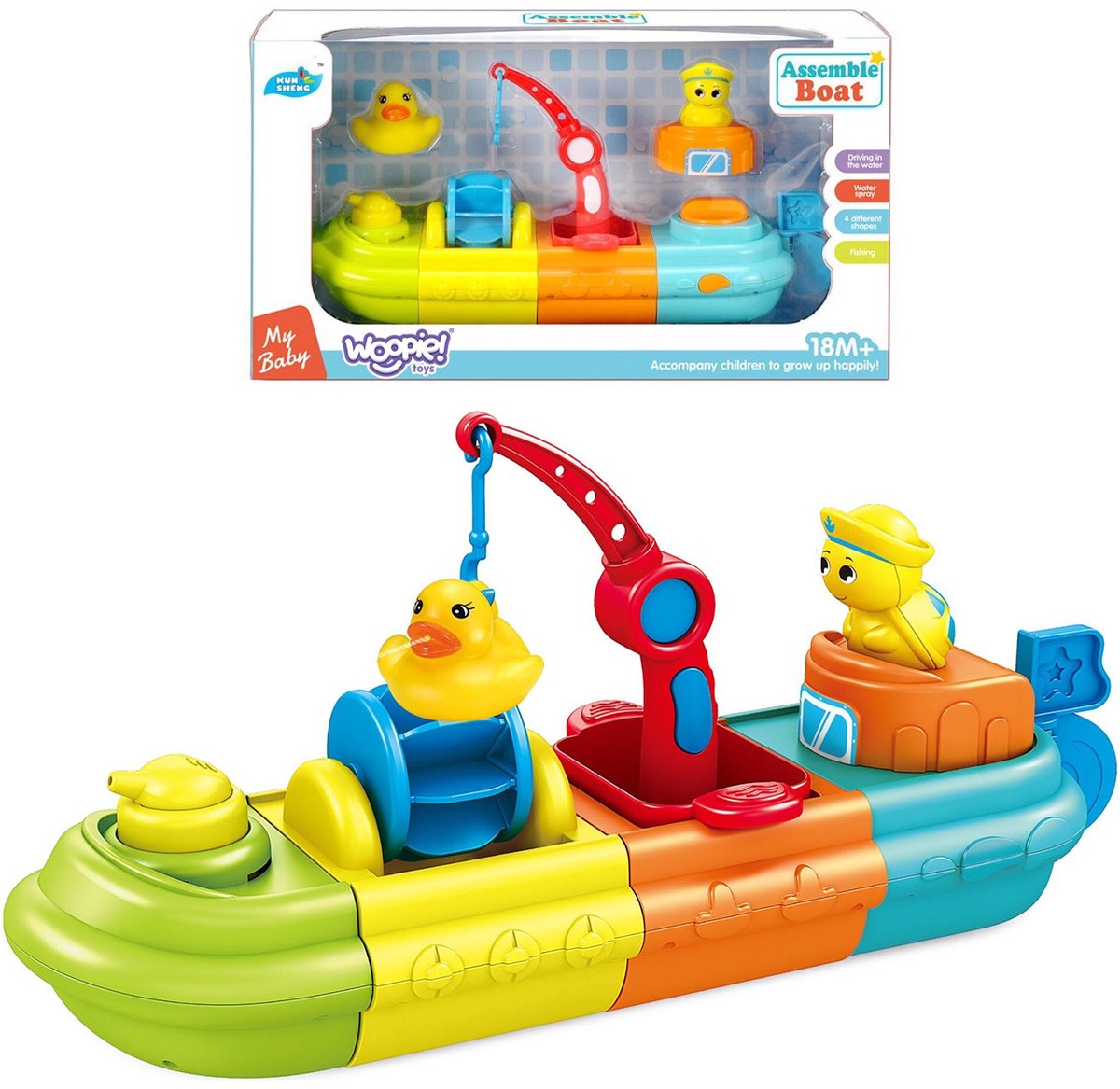 Woopie Baby Waterbad Speelgoedschip - UNI