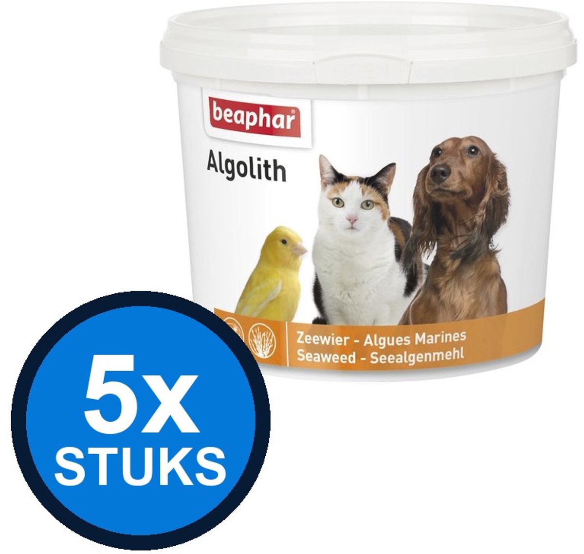 5x Beaphar - algolith zeewier 500gr - Hondenverzorging