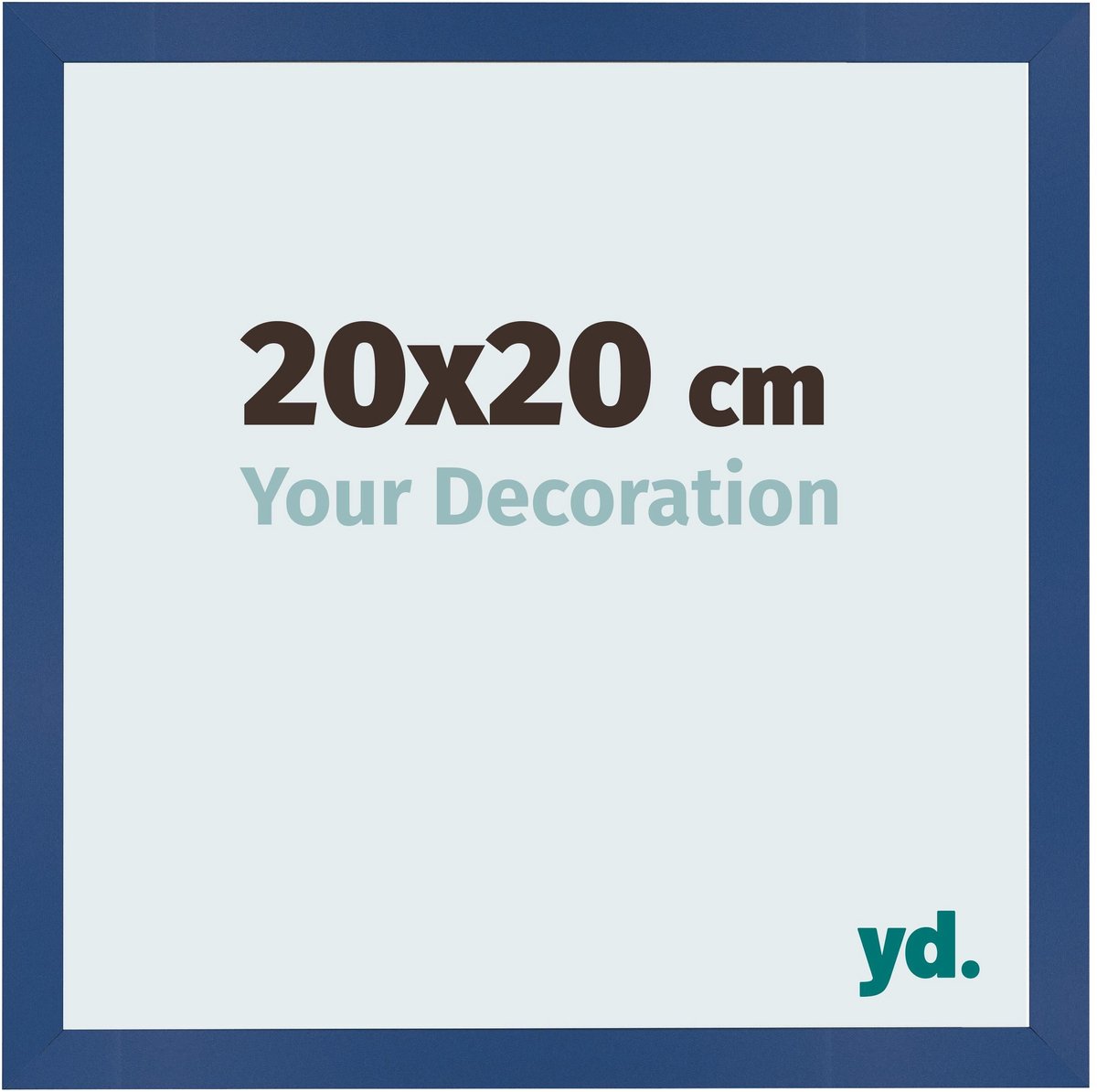 Your Decoration - Fotolijst 20x20 cm - MDF - Donkerblauw - Bologna