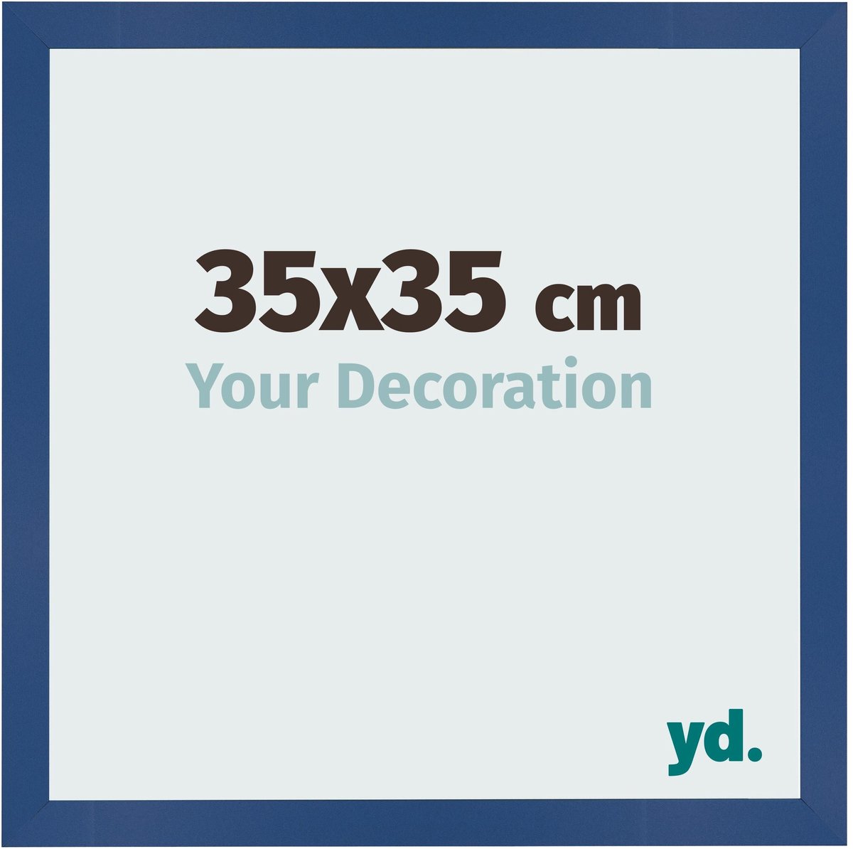 Your Decoration - Fotolijst 35x35 cm - MDF - Donkerblauw - Bologna