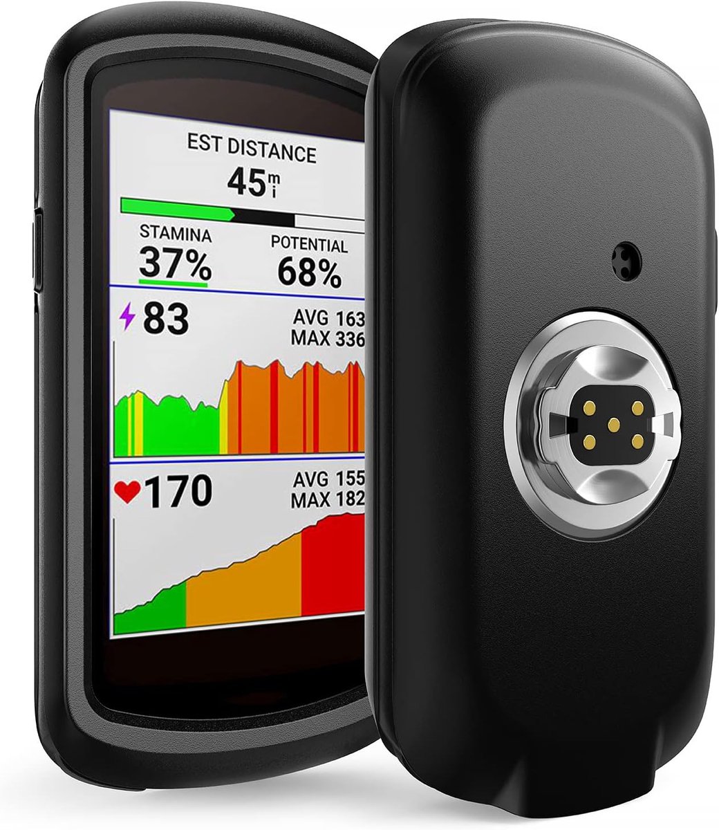 SnelShoppen - Beschermhoes voor GPS Fietsnavigatie - Compatibel met Edge 1040 Solar - Silicone Case voor Volledige Bescherming - Duurzame Fietscompute