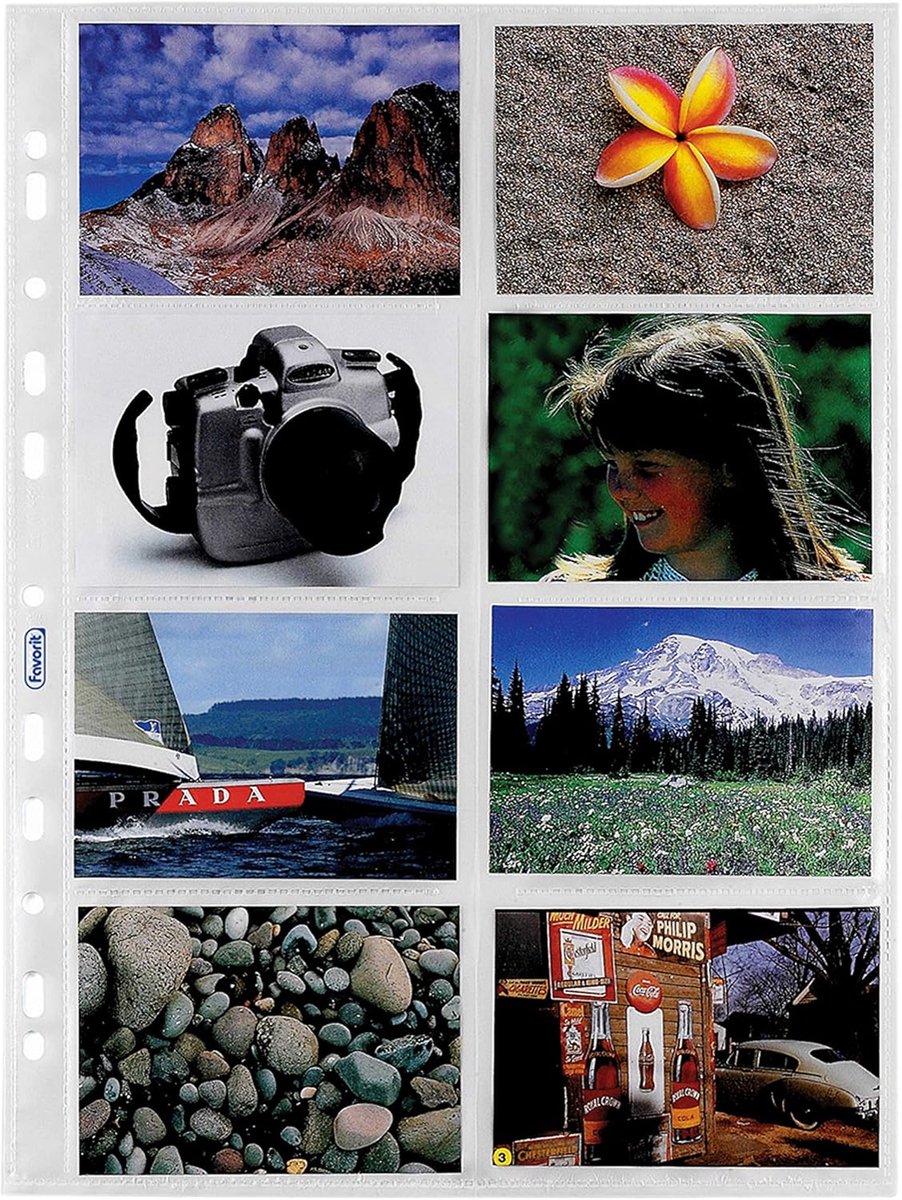 SnelShoppen - Transparante Foto-Enveloppen 3-laags, Anti-Slip, Chemisch Neutraal, Hoogte-Dikte, Geschikt voor Fotokopieën, 100460145