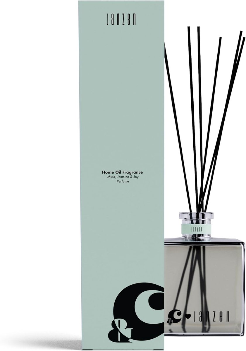 SnelShoppen - Home Fragrance Sticks Geur Musk Jasmine & Joy - Luxe Geurstokjes voor Woonkamer, Slaapkamer en Badkamer - Aromatische Geurbeleving - 100