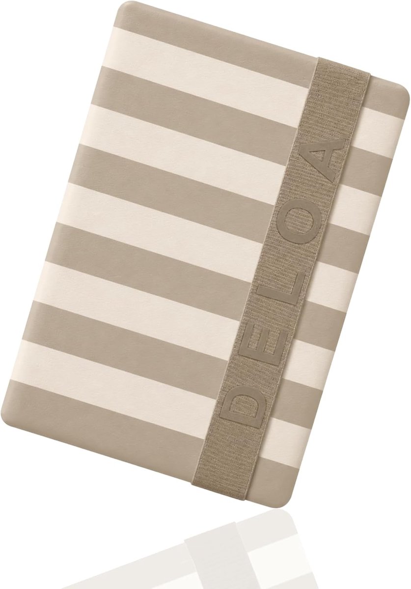 SnelShoppen - Diaper Bag voor op Reis met Ruimte - Kleine Luiertas, Baby Luiertas Organiser, Waterafstotend Beige Gestreept Design, Ideaal voor Ouders