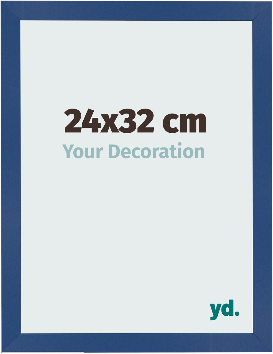 Your Decoration - Fotolijst 24x32 cm - MDF - Donkerblauw - Bologna