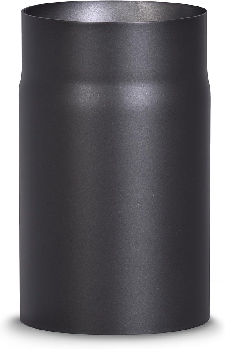 SnelShoppen - FIREFIX R150/2 Heater pipe 150 mm diameter, 250 mm lengte, hoogwaardig staal, hittebestendig rookpijp voor kachel en openhaard