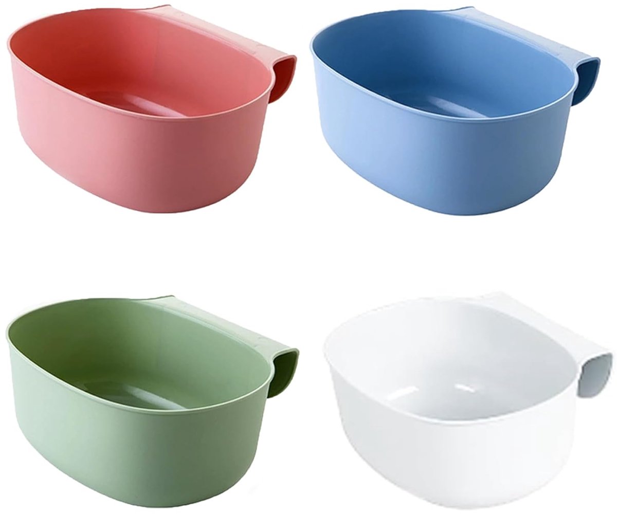 SnelShoppen - Pack van 4 Hangende Organisers voor Verschoontafel, Babywasbak, Afvalbak voo