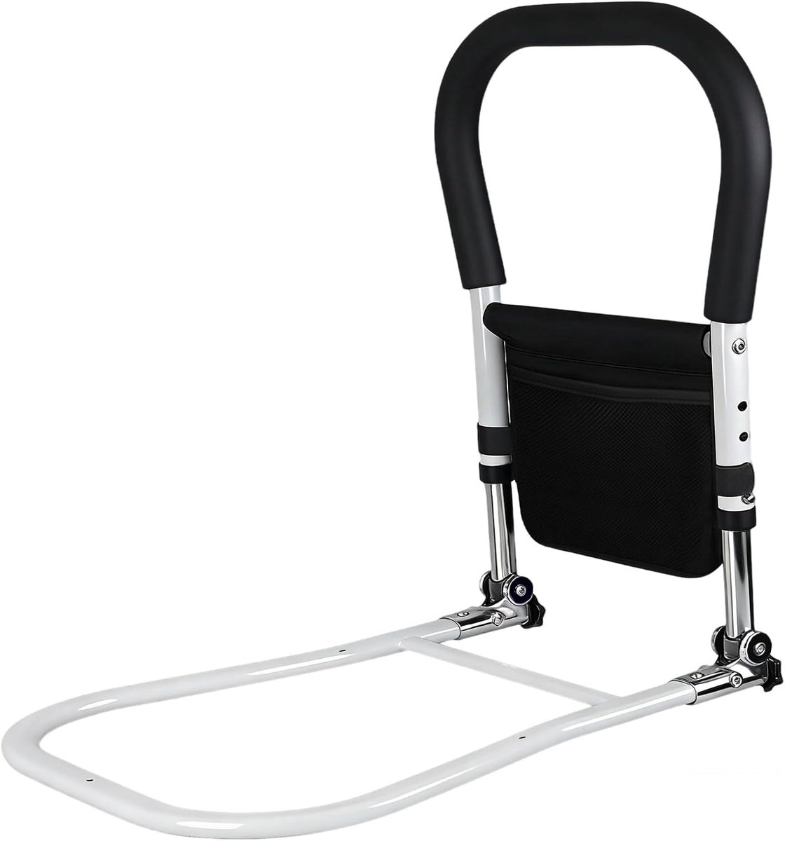 SnelShoppen - Bedrail voor ouderen - Bed Assist Rail Veiligheid - Antislip Grip - Robuust Stalen Frame - Hoogteverstelbaar - Bed Guard voor Zwangere V