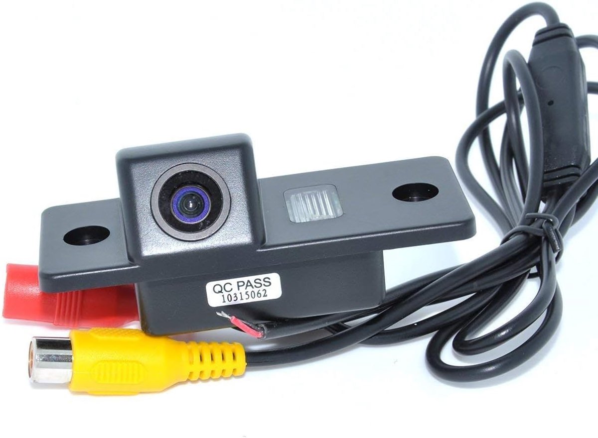 SnelShoppen - Achteruitrijcamera voor Auto - HD Waterproof Camera met Nachtzicht en LED - Geschikt voor Volkswagen, Skoda, Pors-Che Cayenne - Compact