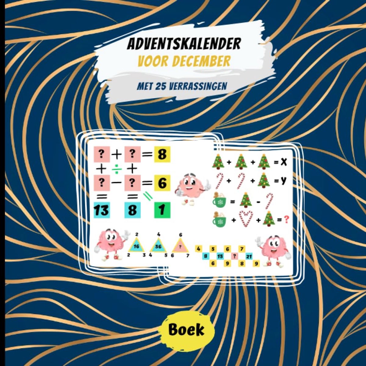 SnelShoppen - Adventskalender voor December met 25 Verrassingen - Logisch Puzzel Invulboek voor Volwassenen - Kerstvakantie Voorpret - Perfect voor Al