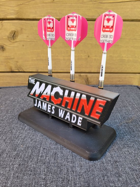 Dartshouder dartpijlen James Wade van 3D — afbeelding 2