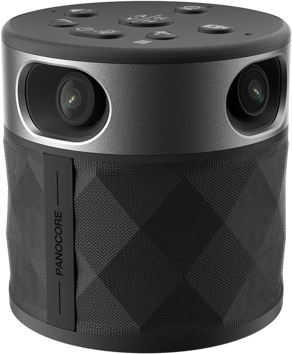 SnelShoppen - 360° All-in-One Vergadercamera - Conferentiecamera voor PC en Mac - Autofocus, 1080p Video, AI Spraakisolatie, Compact voor Hybride Verg