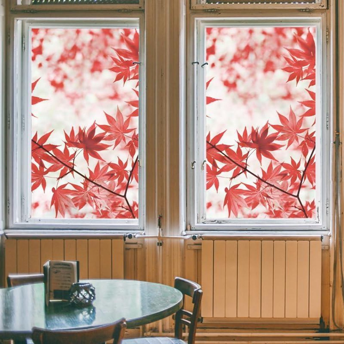 Raamfolie Glas - Privacy Folie - Ruimte Afschermen - Statische Kleefkracht - 60x116cm - Gekleurd