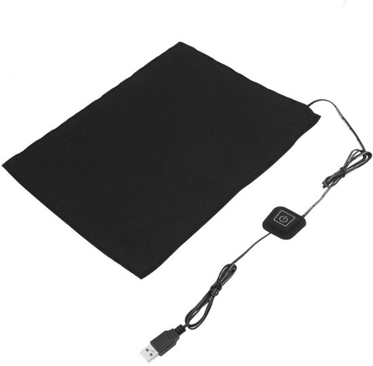 Verwarmingsmatras, USB 5V verwarmingsmatras van koolstofvezel, 3 snelheden Elektrisch Doek verwarming Element voor nek, rug, buik, opwarmen