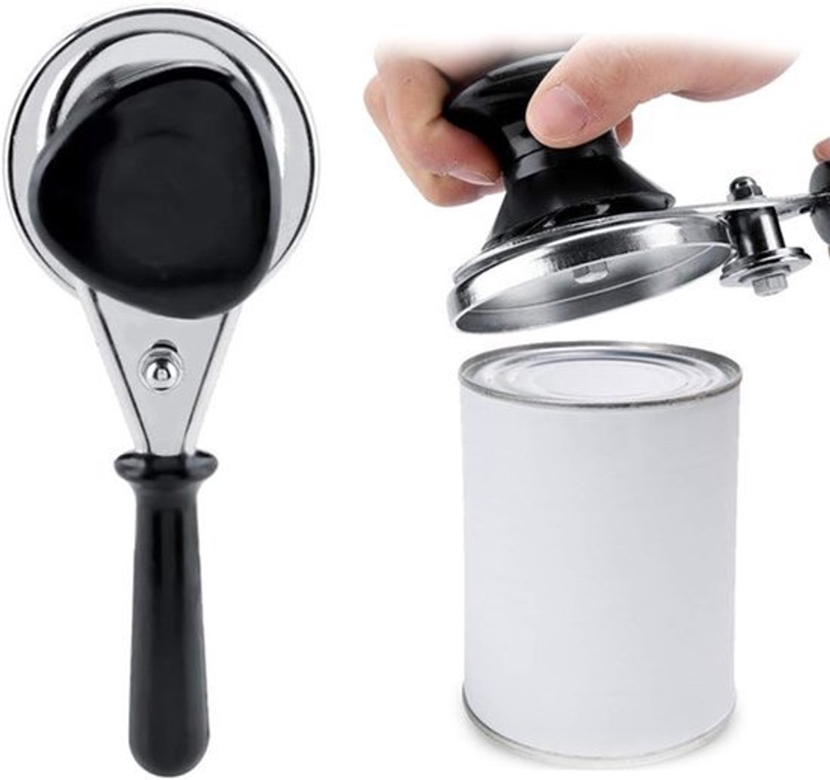 Handmatige Blikkensealer - RVS Sealer voor Blikken en Glazen Potten - 22 cm Lengte