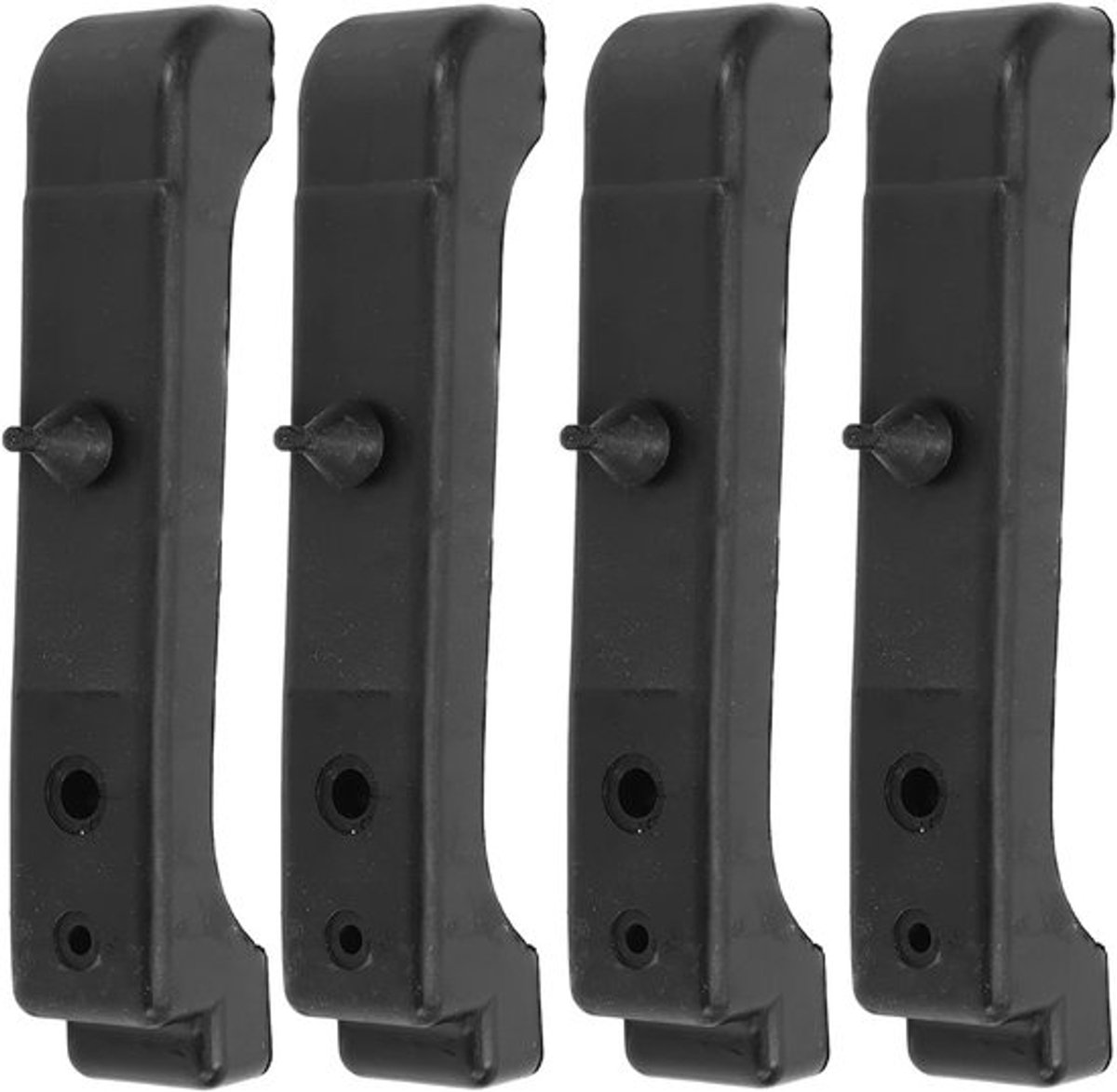 4 stuks rubberen isolatiepads voor radiator, 4-kern radiatorkussentjes en ondersteuningspa