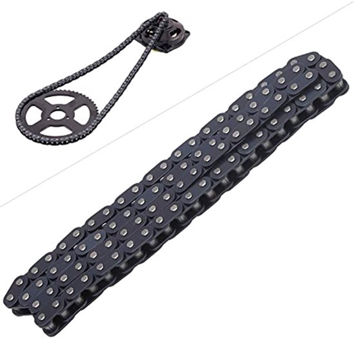 T8F Stalen Aandrijfketting, T8F Tandwielketting Zeer Stevige Versterkte Structuur voor Mini Dirt Bike Quad ATV voor 47cc 49cc Minimoto Pockebikes