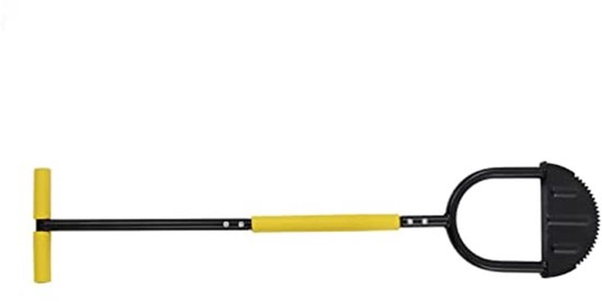 Handmatige T-vormige grastrimmer met gekarteld gebogen lemmet, tuinknijgereedschap voor randen langs trottoirs, opritten, binnenplaatsen, tuinen