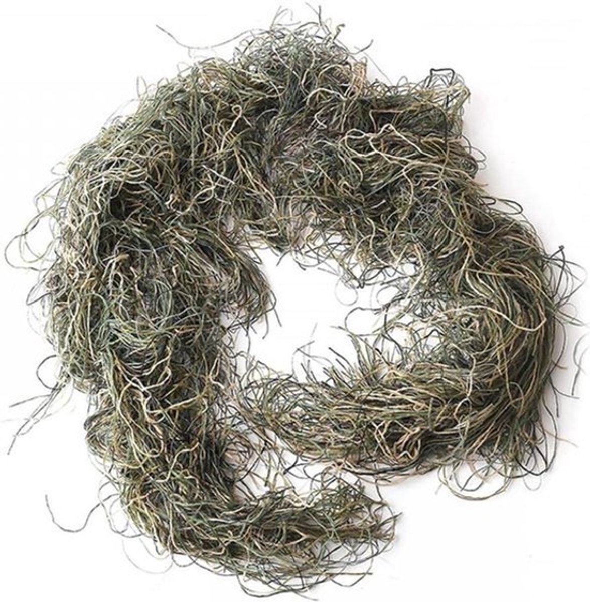 Ghillie Rifle Wrap Rubber Band Round Camouflage Rope met Elastische Band voor Jagen Schieten Wildlife Fotografie