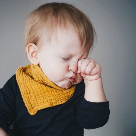 5 stuks mousseline vierkantjes voor baby's, pasgeboren, unisex, slabbetje, baby, meisjes, jongens, comfortabel, mousseline, boerendoekje (type C) van Merkloos — afbeelding 2