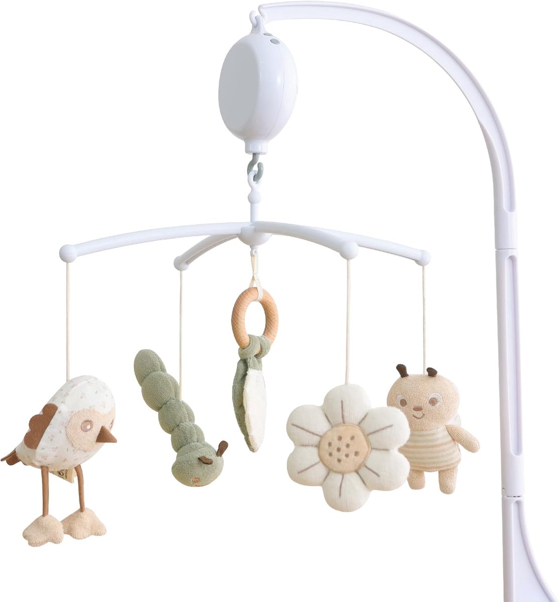 SnelShoppen - Mobiele Babymuziekdoos met 35 Melodieën, Instelbaar Volume, Automatische Stopfunctie na 30 Minuten, Eenvoudig te Bevestigen, Perfect Cad